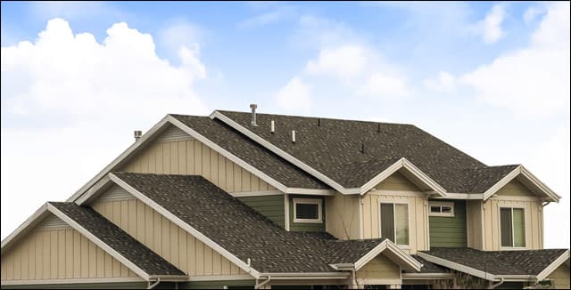 A Minneapolis home with a gable roof 