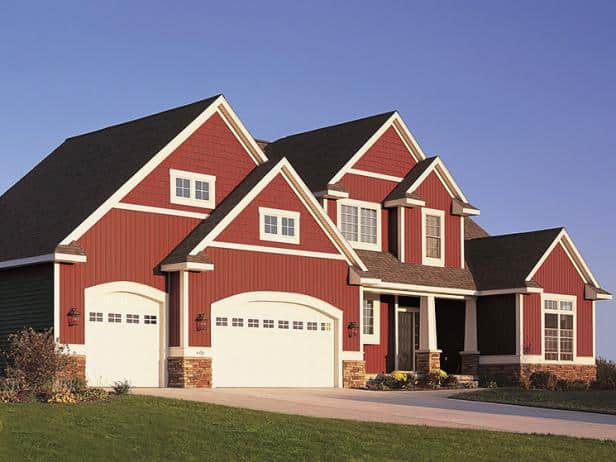 a picture of a Minneapolis home with red siding 