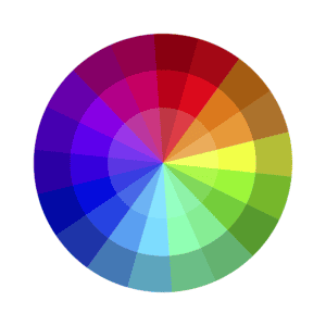 Color wheel to help choose color palette for siding installation in Minneapolis
