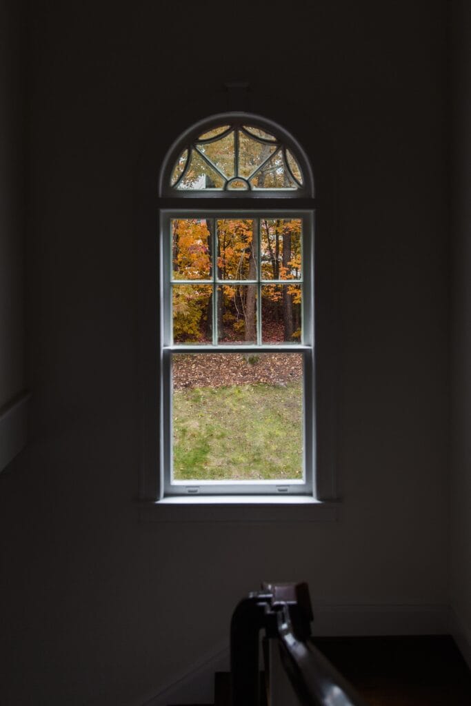 An open window of a Minneapolis home.
